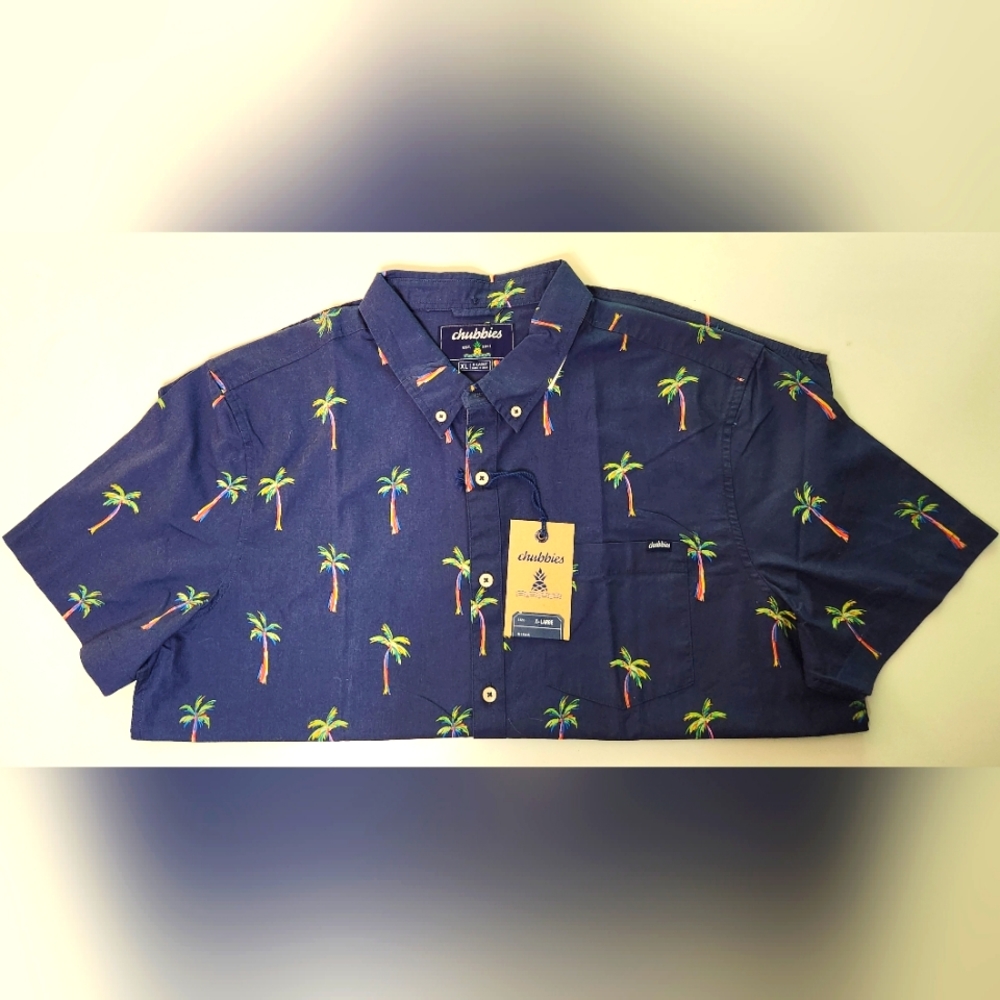 Chubbies The Palmera short sleeve button down XL
